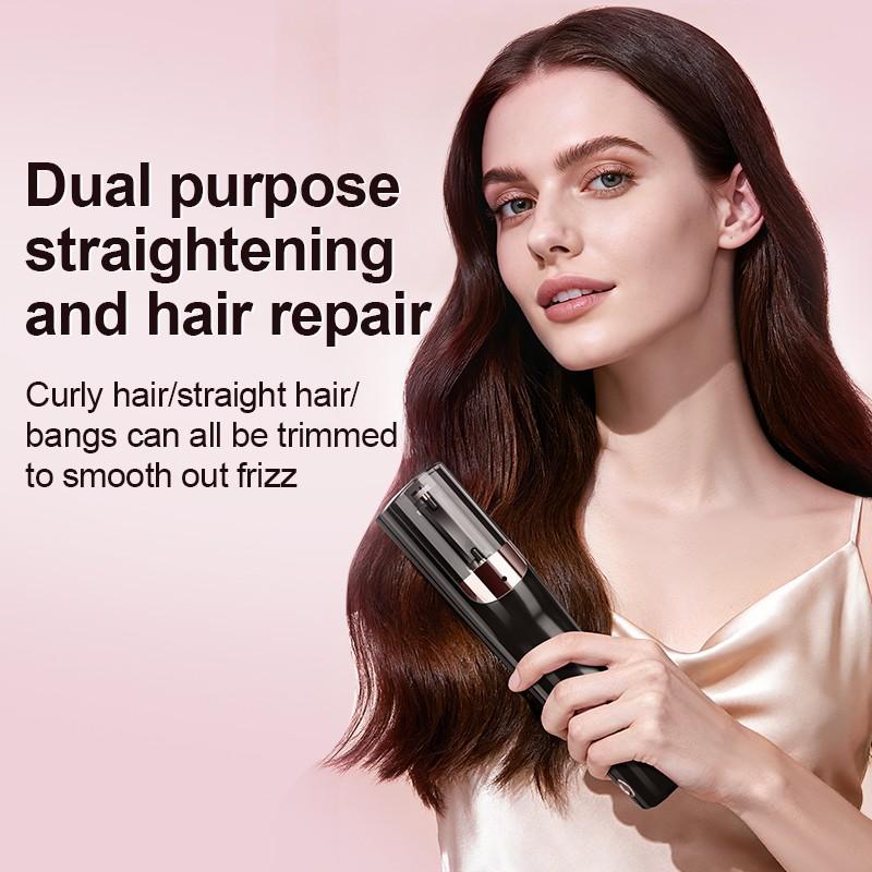 Portable Electric Hair Trimmer, Automatic Split Ends Cutter, Multi-Functional Styling Tool, Holiday Gift