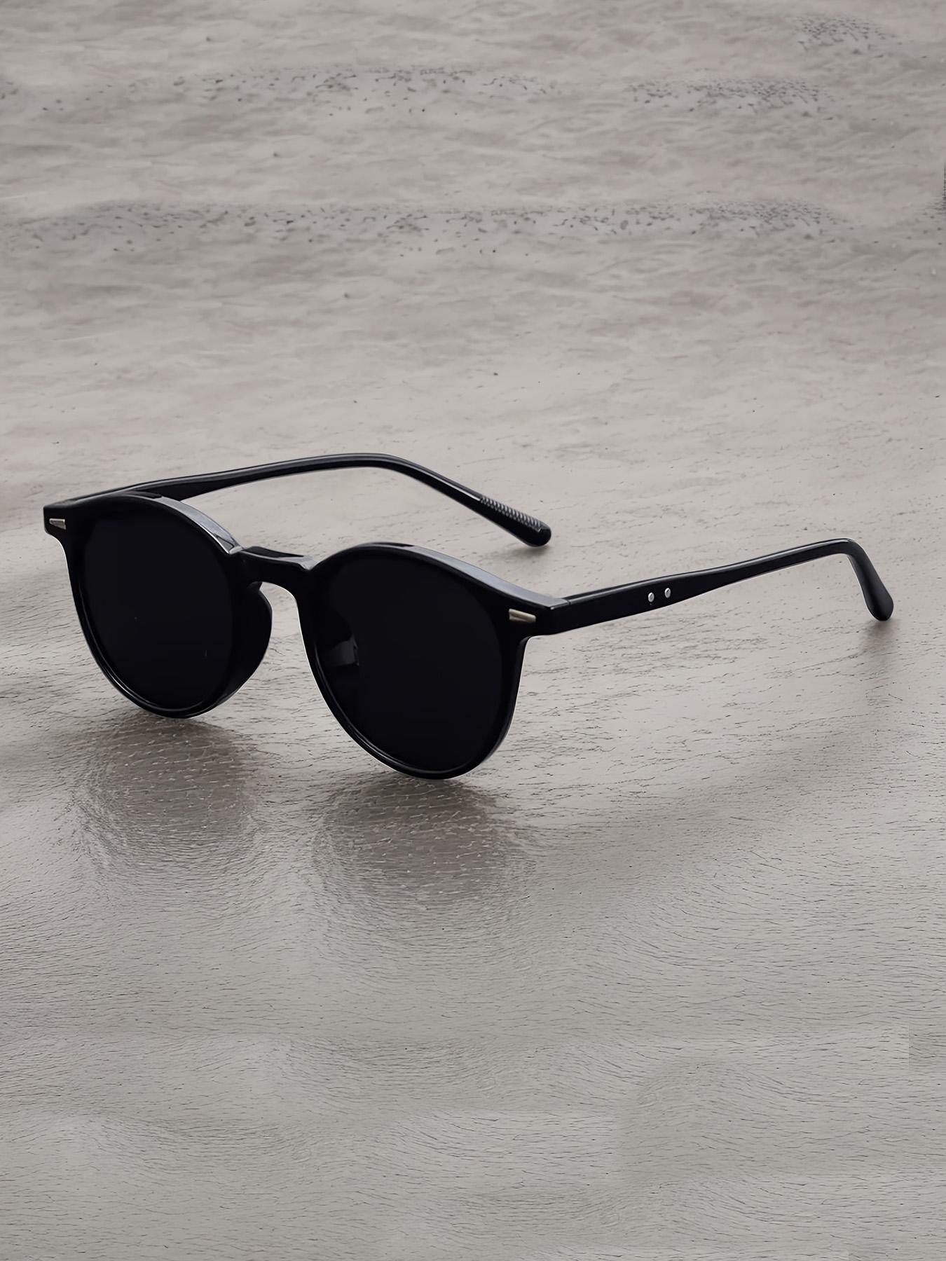 Round Frame Men's Sunglasses, Small Frame Eyeglasses, Fashionable and Comfortable, Ideal for Women, Outdoor Activities, Parties, Travel, Driving, Fishing