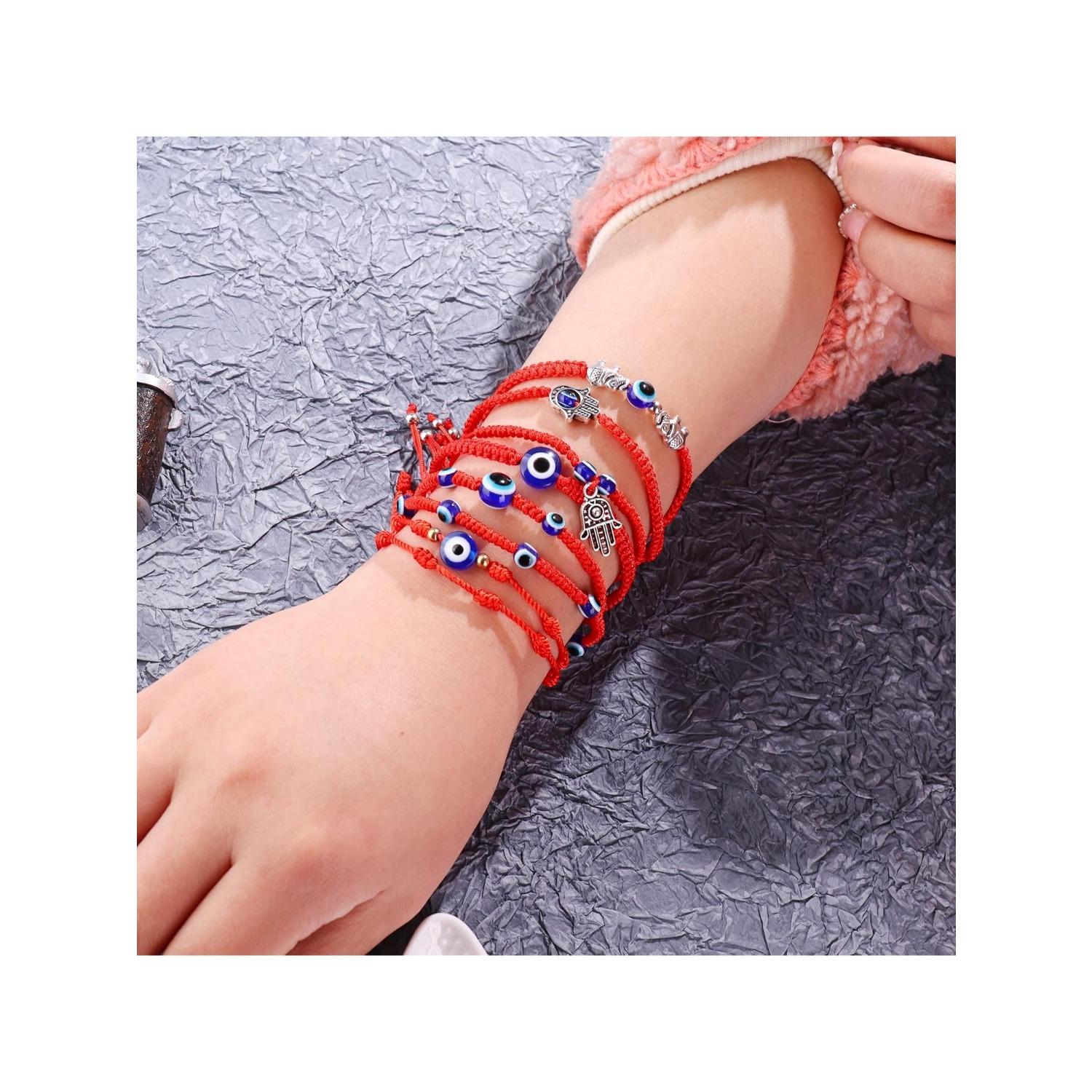 8 Pcs Crystal Bracelet Set Chakra Bracelet for Women Men Healing Crystal Bracelet Spiritual Lava Stone Bead Bracelets Natural Gemstone Stretch Chips Reiki Bracelets Pack