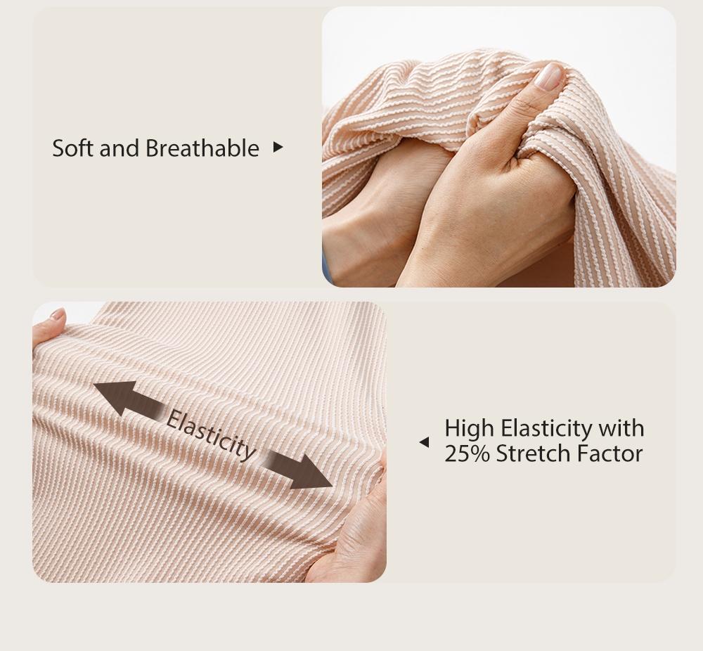 Women's Twisted Ribbed Knit Solid Color Set - Round-neck Short Sleeve T-Shirt & Wide Leg Pants with Side Pockets, Casual Comfy for Summer Daily Wear, Co Ord Sets