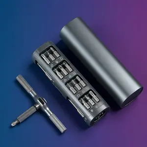 29-In-1 S2 Steel Metal Ratchet Screwdriver Set, Extendable T-Type Handle, Home Repair Tool, Men's High-End Gift, Nut Driver Set