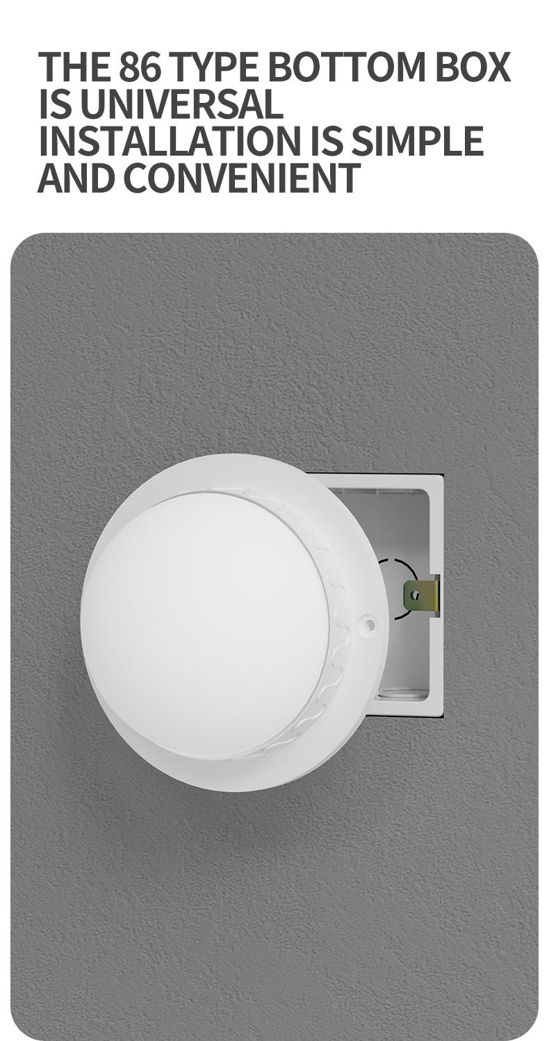 Smart LED Voice-Controlled Light, Public Hallway Corridor Home Radar High Sensitivity Sound-Light Sensor Integrated Lamp