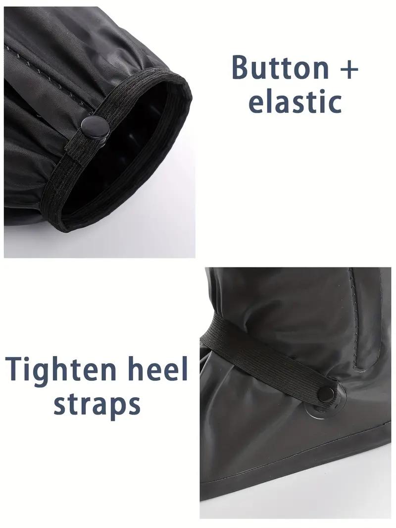 High Ankle Flat Sole Shoe Covers, Individual Packaging, Ideal for Outdoor Rainy Weather Cycling Hiking, Protective Footwear Accessories