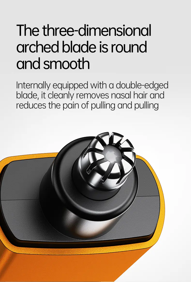 Product Introduction of WPBB Electric Nose Hair Trimmer,Professional Painless Eyebrow & Facial Hair Trimmer for Men Women,Led Display Nose Clipper,Nose and Ear Hair Trimmer Travel,Easy to Clean,Gifts for Men Women 5