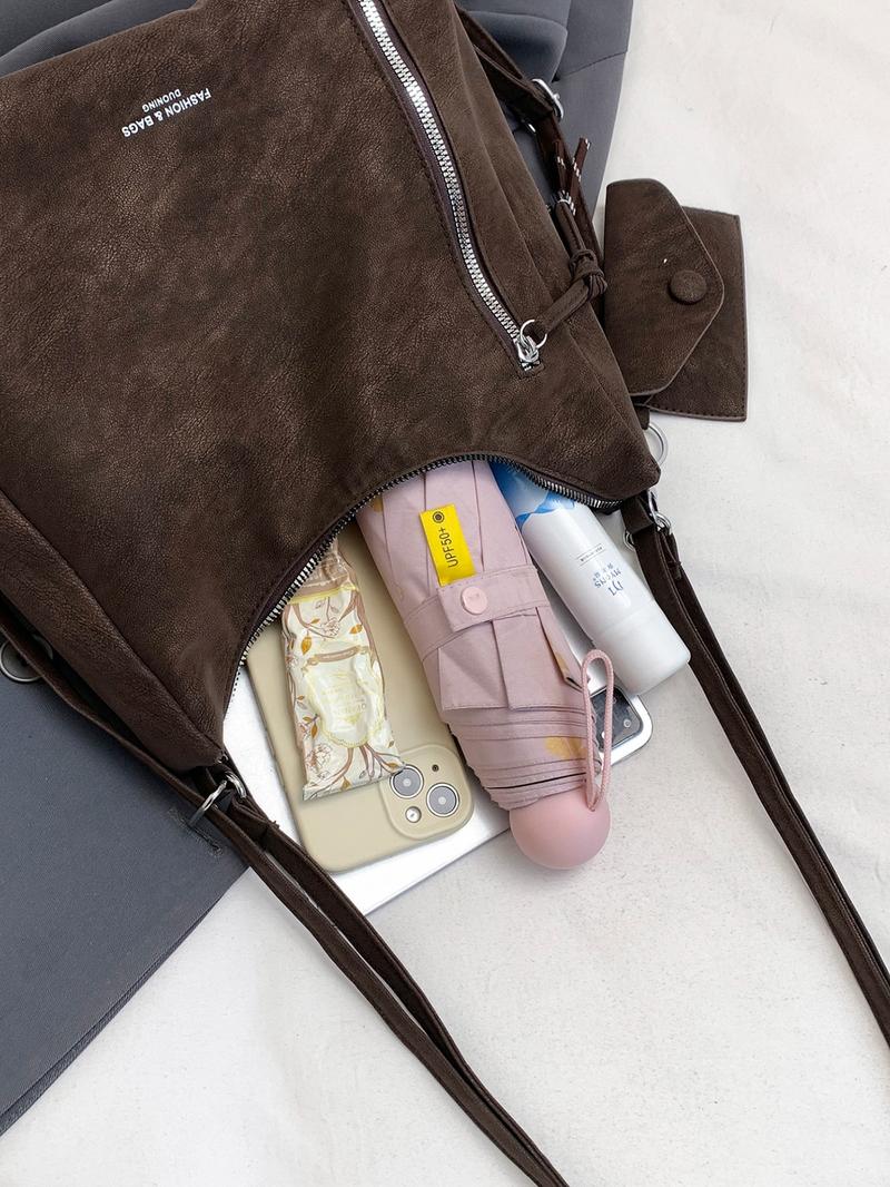 Women's Fashion Simple Shoulder Crossbody Bag, Durable Practical Daily Essential, Perfect Choice for Travel and Everyday Use, Vintage Style Women's Fashion Simple Shoulder Crossbody Bag, Durable Practical Daily Essential, Perfect Choice for Travel and Everyday Use, Vintage Style