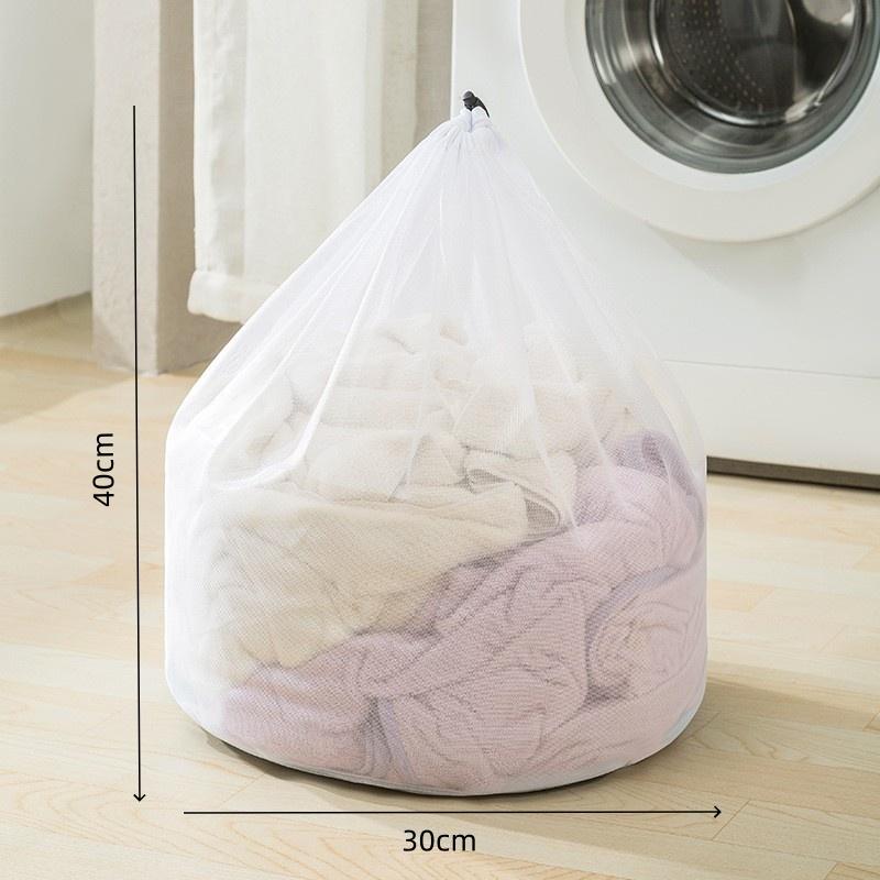 Reusable Anti-Tangle Laundry Bags Set, Drawstring Wash Mesh Bags for Delicates, Multi-Size Garment Organizer, Durable Lingerie Washing Net for Machine, Home & Travel Use.