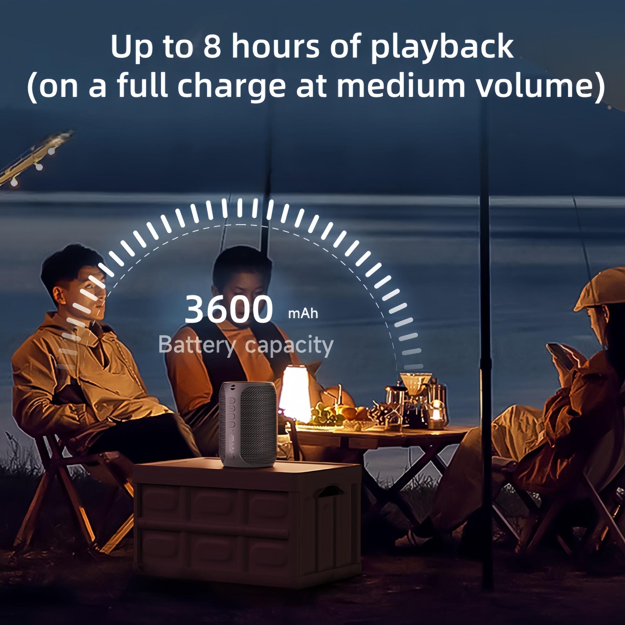 ZEALOT Portable Wireless Bluetooth-compatible Speaker, Multifunctional Wireless Speaker, 15W Stereo Sound Speaker, super bass with RGB Light Effect, Portable Waterproof Speakers for Home Outdoor Camping hiking cycling Halloween Gifts #GLOBAL PICKS