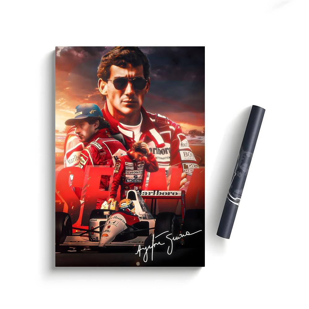 A-Ayrton S-Senna Classic Poster Bedroom Home Decor Art Poster Perfect Gift for Family and Friends