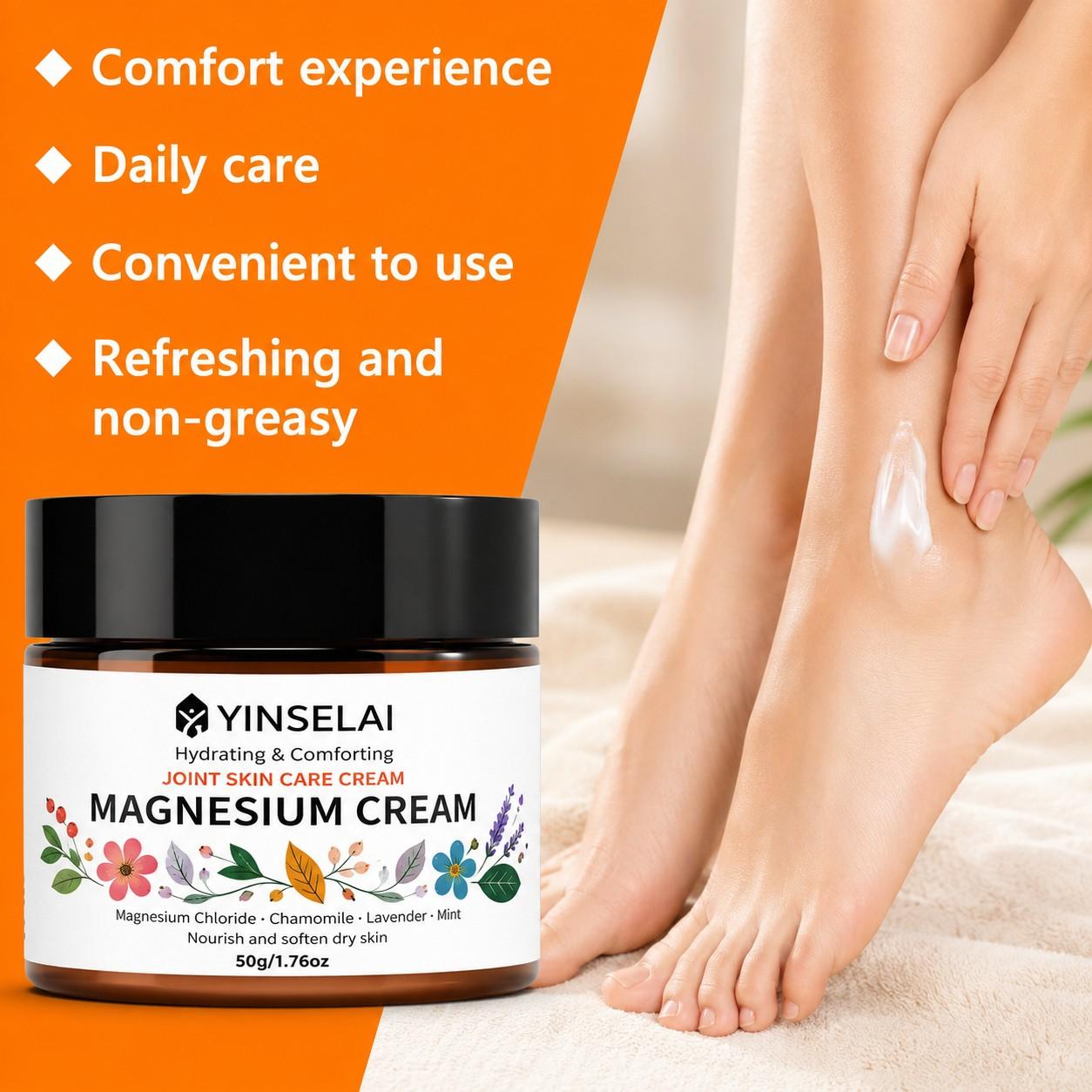 Natural Moisturizing Cream. Gentle formula nourishes and hydrates skin around joints. Suitable for body, neck, knees, hands, legs and waist. Perfect for seniors and athletes to care for skin on muscles and joints.