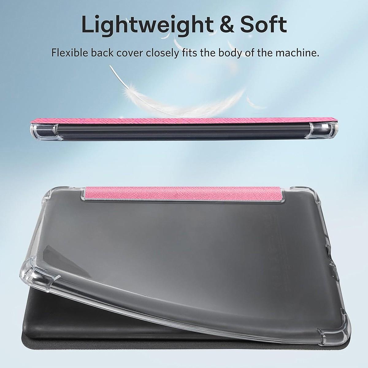 Transparent Shockproof Magnetic Case for 7-Inch Kindle Paperwhite 12th Edition, Clear Protective Cover for Kindle Colorsoft Signature Edition