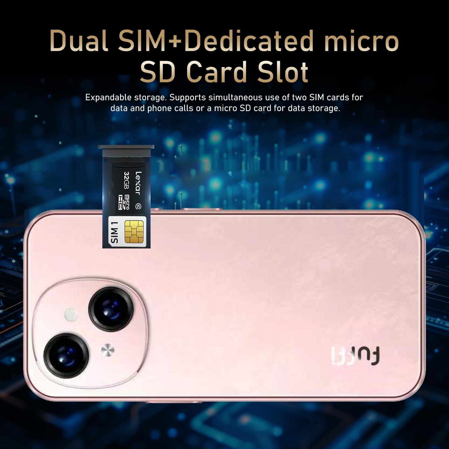 FUFFI-Mini Smartphone, 3.75 Inch Screen, 2+16GB Storage, 3g Network, Dual Sim, Android 8.1, Fashionable Phone, New Model, Cellphone