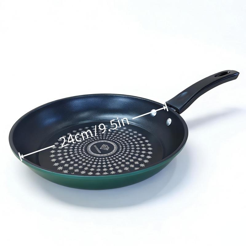 Non-stick durable multi-functional frying pan, thick bottom design, hand washing only, suitable for induction cookers and gas stoves