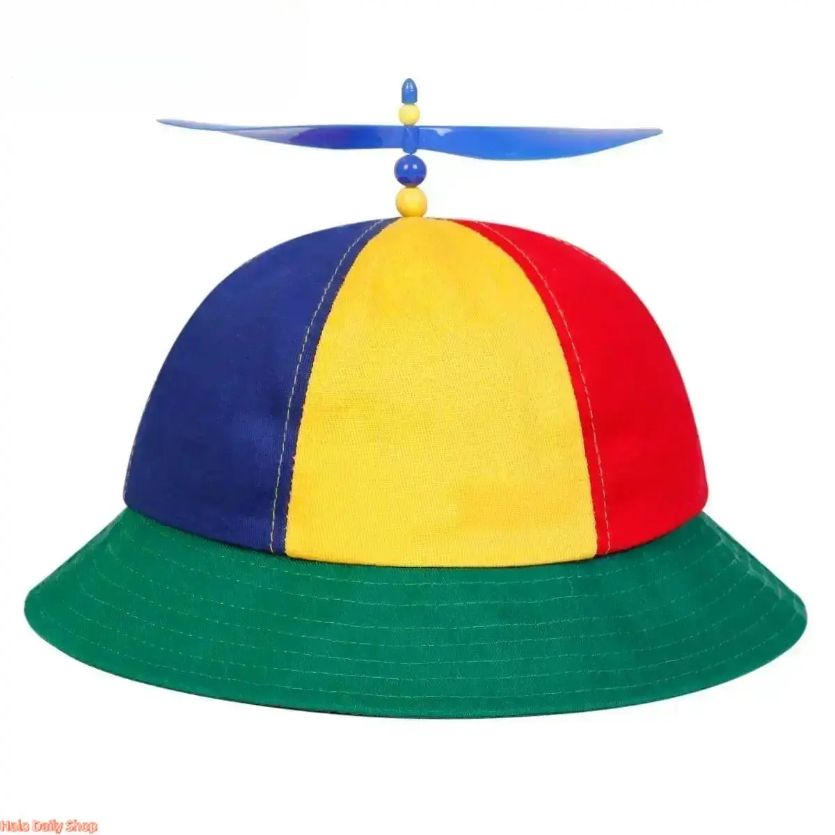 Unisex Propeller Bucket Hat - Adjustable, Foldable Sun Protection Cap for Outdoor Use