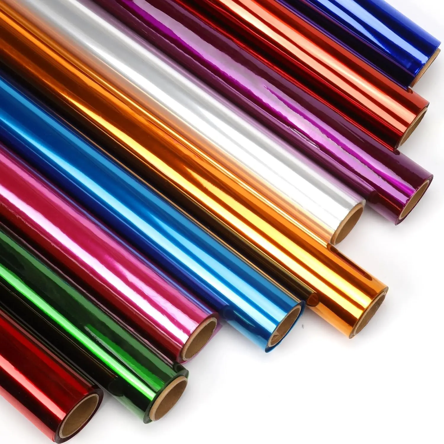 9 Colors Transparent Colored Cellophane Wrap(17” x 10ft) | Cellophane Paper Roll for Gift Baskets, Treats Wrapping, DIY Arts Crafts Project Decoration(17” x 10ft x 9Rolls)