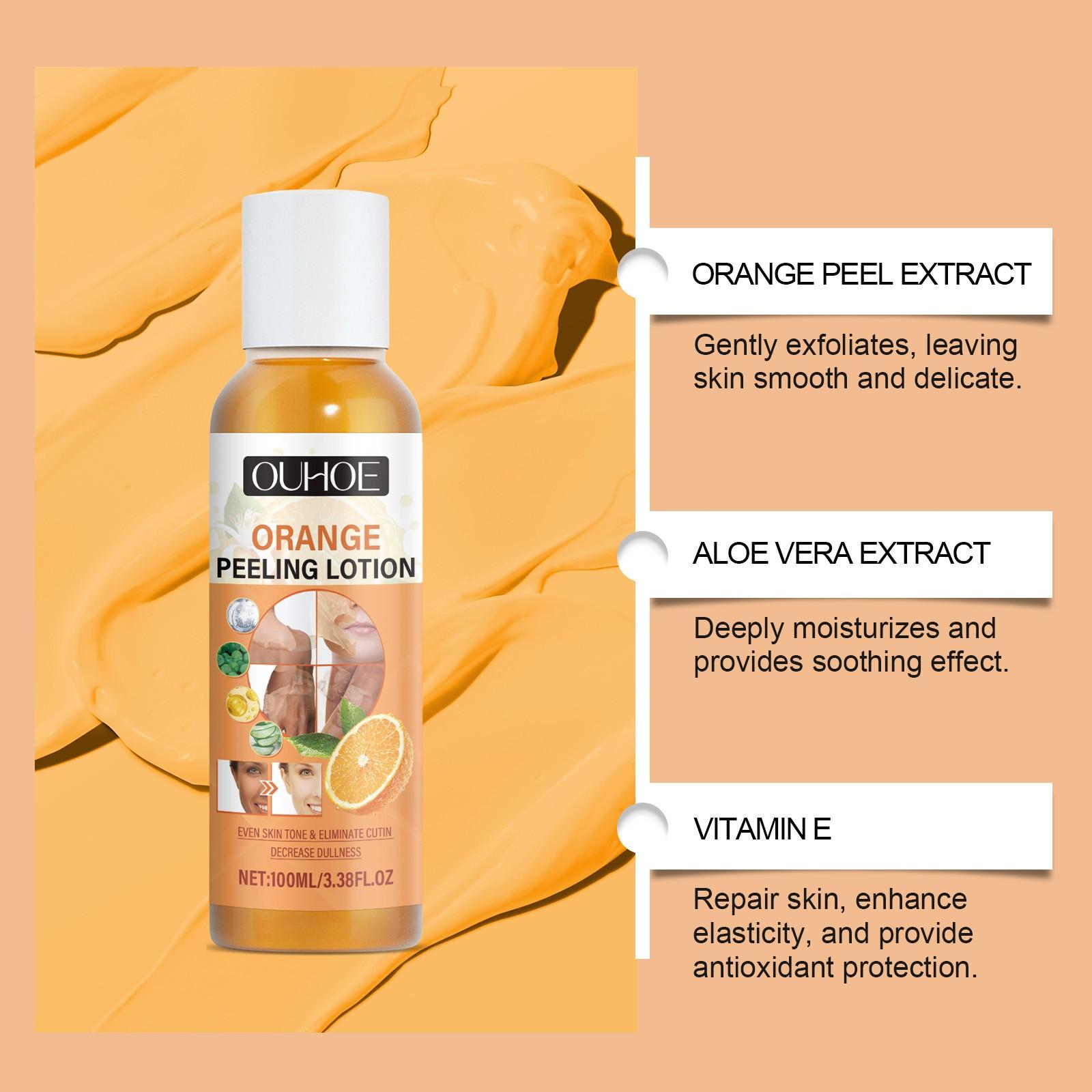 Peel Body Lotion 2-Pack, Exfoliating and Brightening, Reduces Dark Spots, Moisturizes and Nourishes Skin, Skincare Essentials