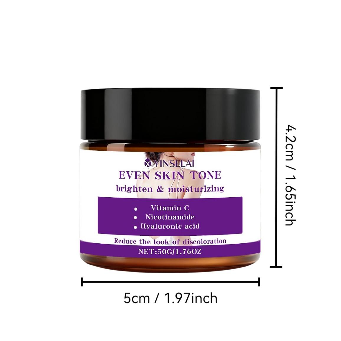 Smooth Skin Body Lotion 50g, Collagen & Hyaluronic Acid, Brightening, Safe Ingredients, for Sensitive, Dry, Oily, Combination Skin