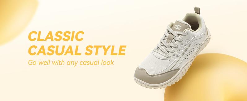 HOBIBEAR Wide Barefoot Shoes for Womens Mens Minimalist Trail Running Hiking Sneakers Comfortable Lightweight