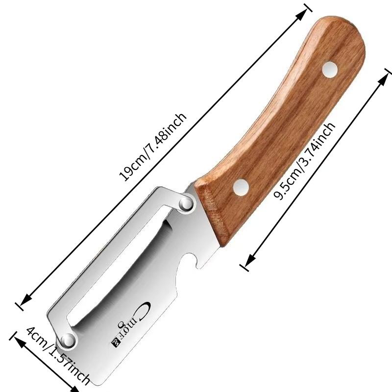 Fruit & Veggie Peeling Made Easy! Multi-Function Stainless Steel Tool 🚀 #HomeHacks