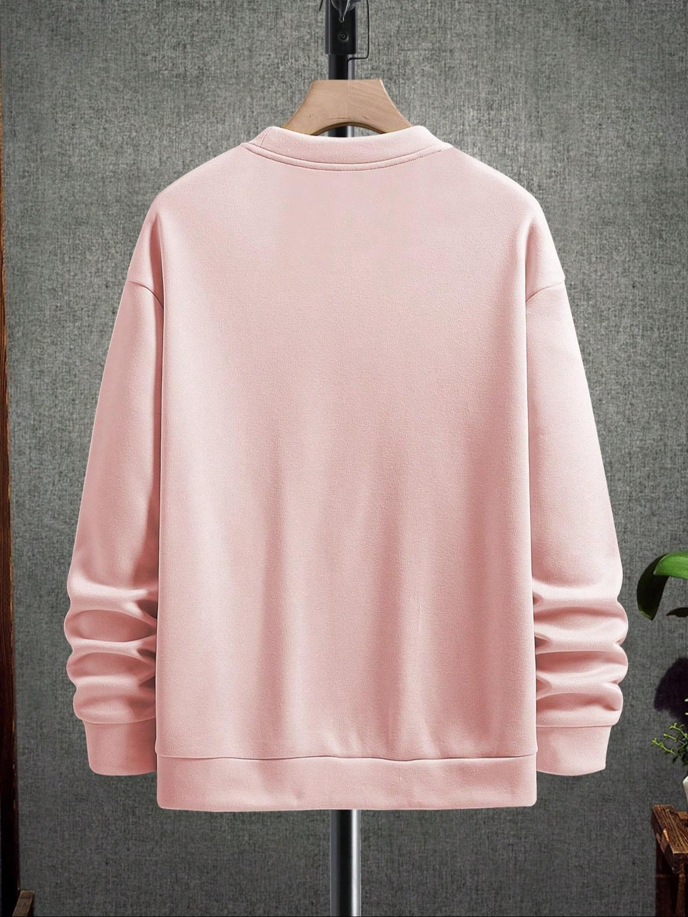 Women's Cartoon Gingerbread Man & Letter Print Pajama Sweatshirt, Casual Drop Shoulder Round Neck Sleep Pullover for Daily Wear, Ladies Spring & Fall Sleepwear