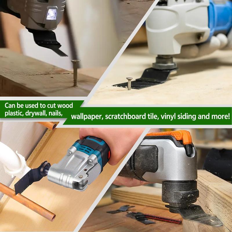 dealsforyoudays Findmall 50Pcs Oscillating Tool Blades for 1-3/8 Inch Multi Tool Blades - Accurate for Wood and Plastic, Longer Wavy Tooth Design