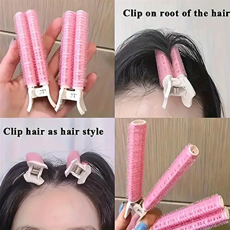 4Pcs hair styling tool 3-tooth and 6-tooth styling hair curling comb, fluffy bangs no heat curler, natural curling tool, fluffy roots cover seams