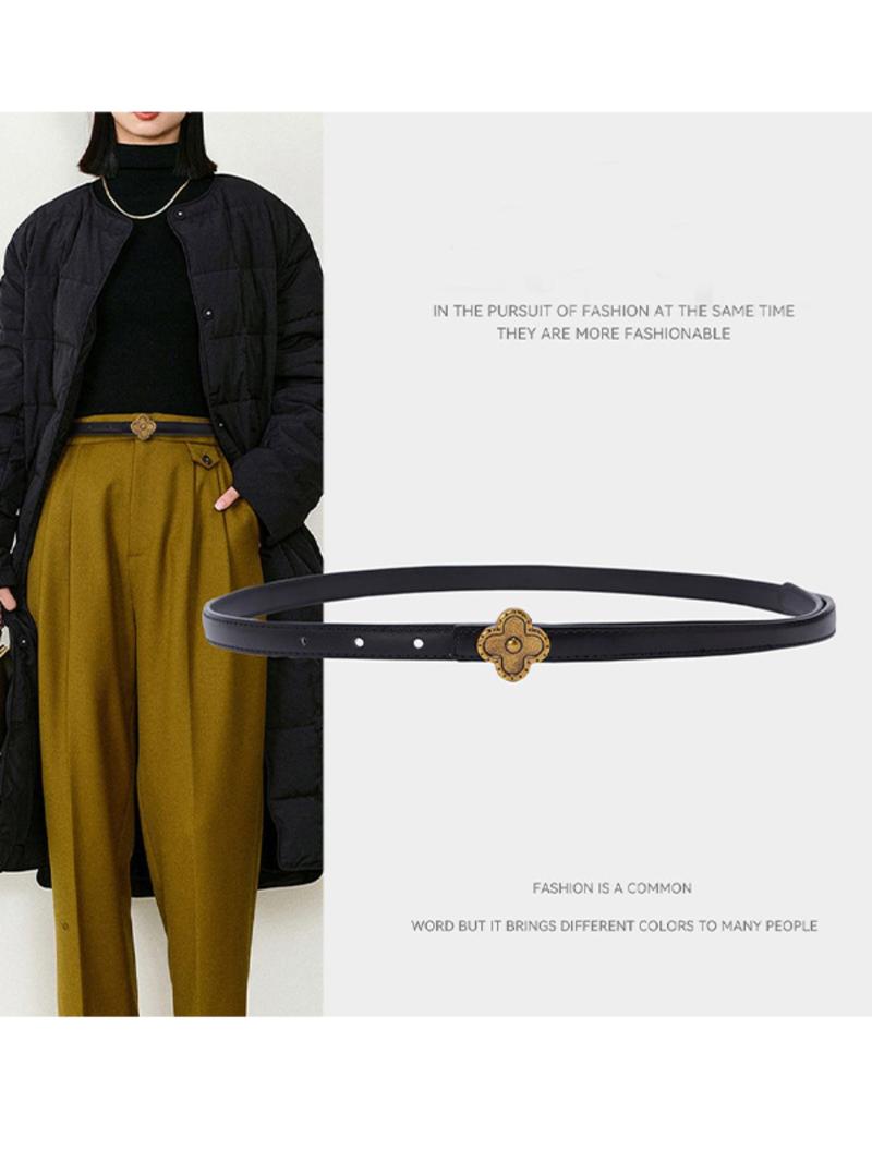 1pc Women's Smooth Buckle Belt Exquisite Belt for Dating, Everyday Elegance, Wedding Accessory, Perfect Gift for All Seasons