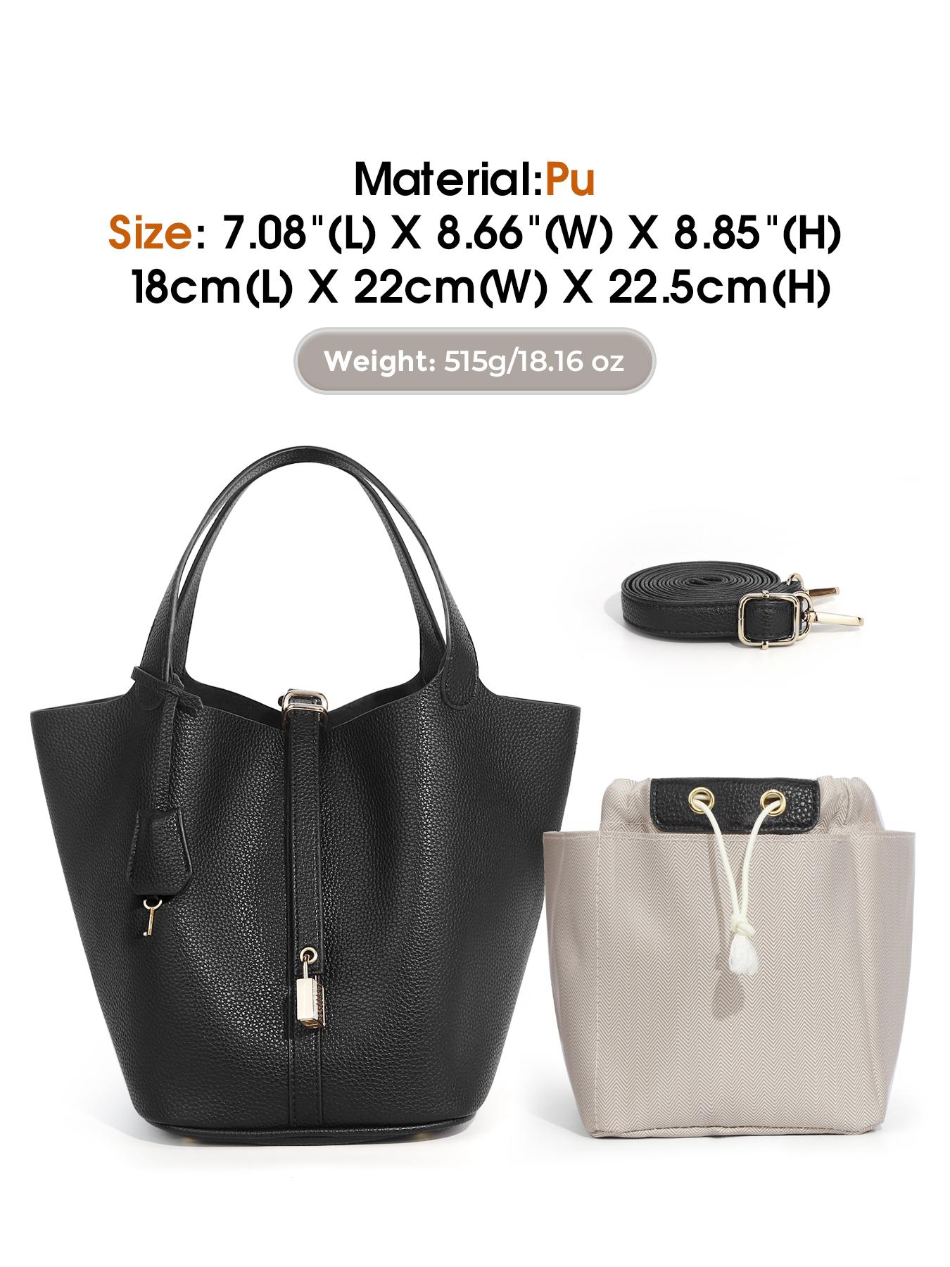 Women's Plaid Checkered Crossbody Bag, Polyester Bucket Bag for Women, Fashionable Bucket Bag, Vegetable Basket Shape Satchel with Top Handle Bags, Multi-Functional, Lightweight Adjustable Purse Handbags, Holidays Gift, Suitable For Work