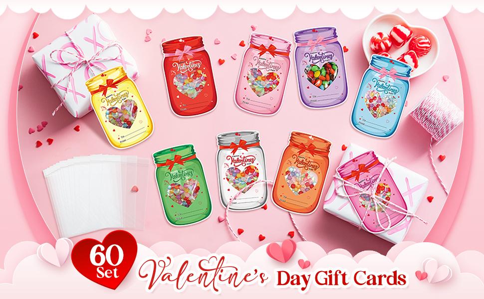 36/100 Pcs Valentine's Candy Cards Kids Gifts Set with Plastic Domes DIY Craft Treat Holder Bulk Class Valentines Candy Exchange Gifts for Couples Families School Party Classroom Gifts 36/100 Pcs Valentine's Candy Cards Kids Gifts Set with Plastic Domes DIY Craft Treat Holder Bulk Class Valentines Candy Exchange Gifts for Couples Families School Party Classroom Gifts