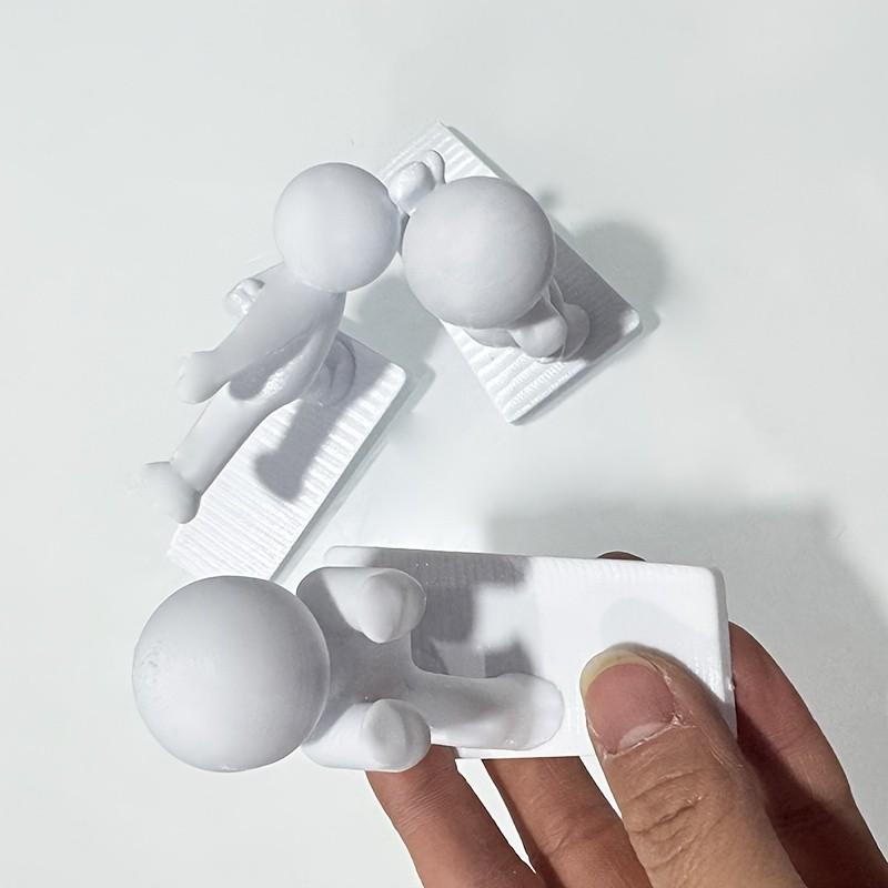 Cute Decorative Door Stopper, Flexible Movable Door Wedge, Non-Slip Base, Wall and Floor Protection, Home Decoration