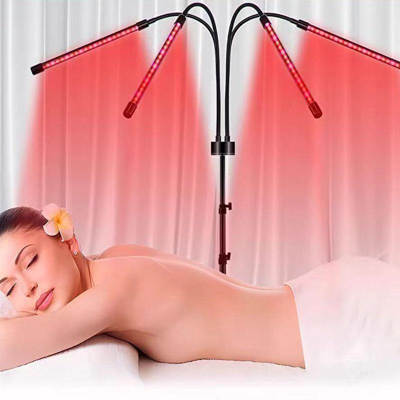 USB4-tube 660 nm 850 nm near-infrared light panel red light with timer surface and body household device with adjustable bracket