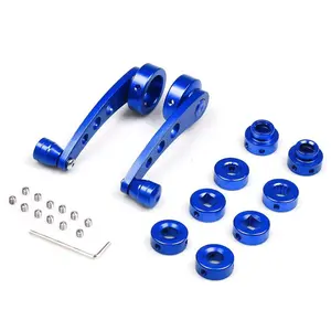 A pair of two or so universal aluminum alloy window crank handles Parts, suitable for manual operation up and down of car Windows Window Regulator