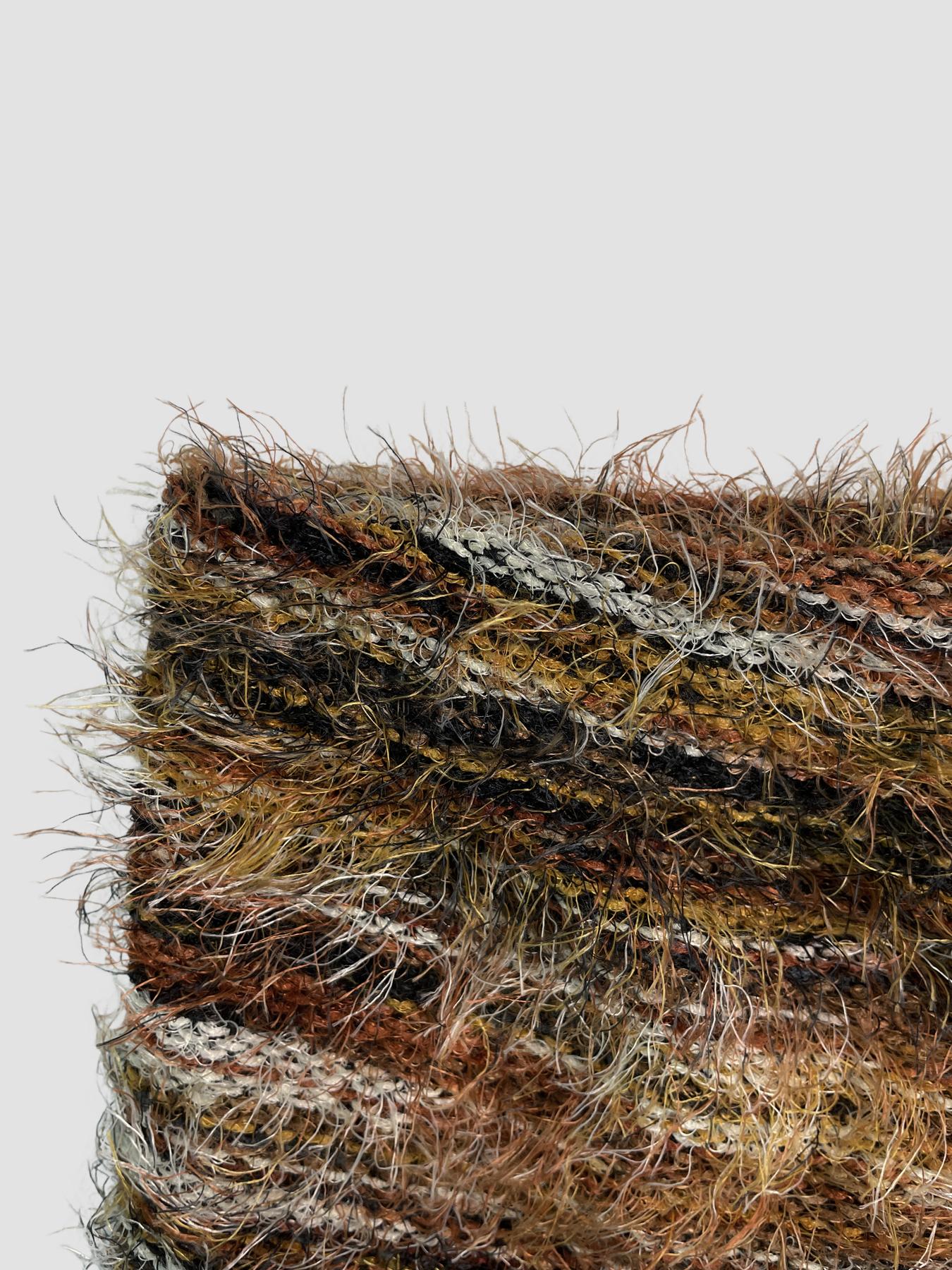 Y2K Aesthetic Casual One-Shoulder Metallic Accent Crop Top & Vintage Fringe Tweed Shorts Set