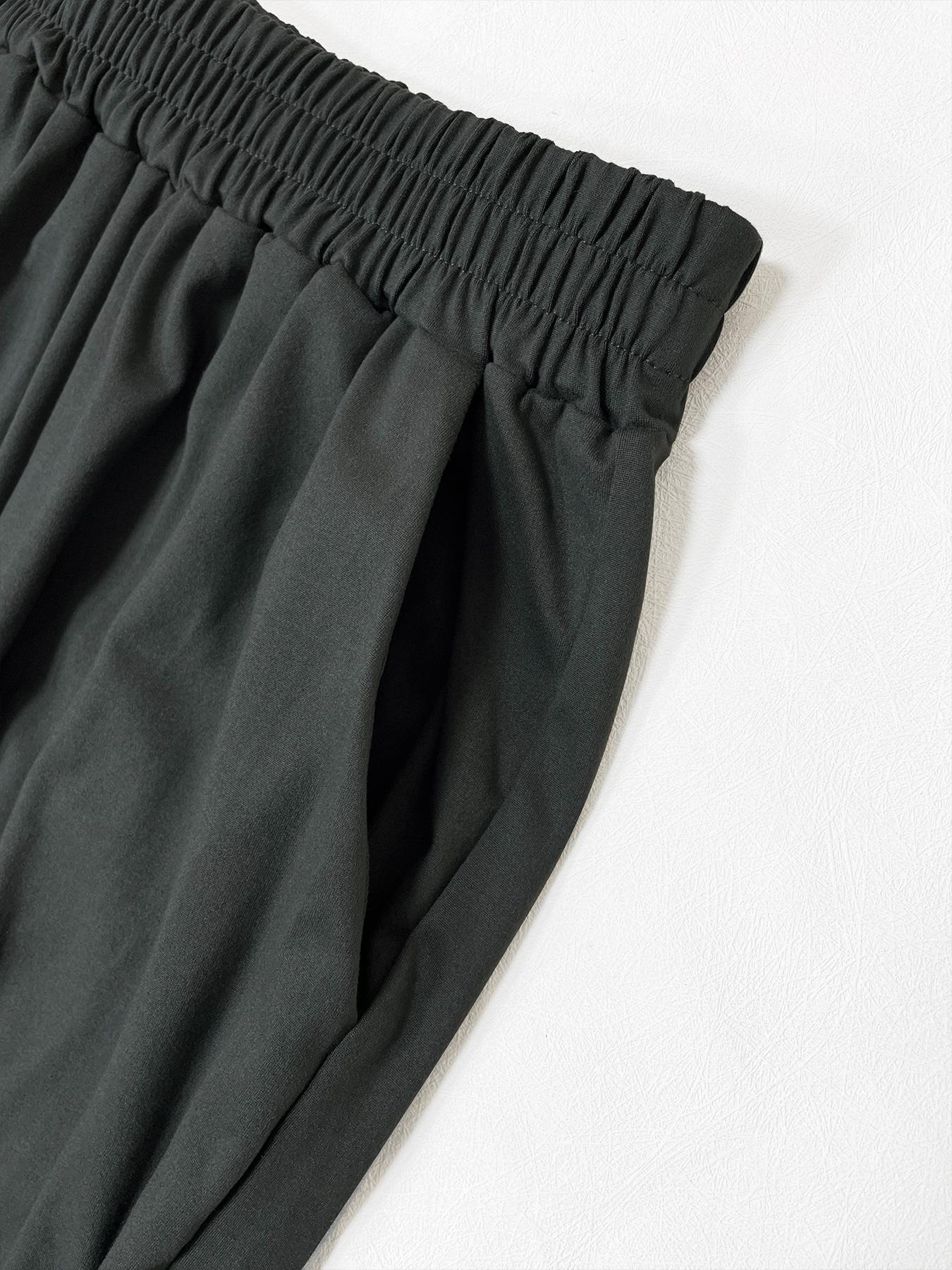 Women's Casual Long Sleeve Top & Wide Leg Pants Sporty Set, Comfortable Two-Piece Ensemble for Daily Wear, Sports Clothing Set, Athleisure Wear Set