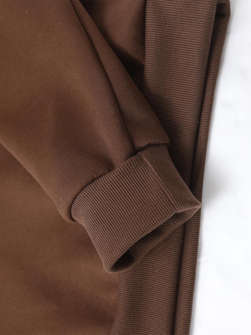 Trendy Retro Lamb Wool Collar Sweatshirt, Cross Print Polo Shirt, Comfortable Casual Wear for All Seasons, Fitted Design