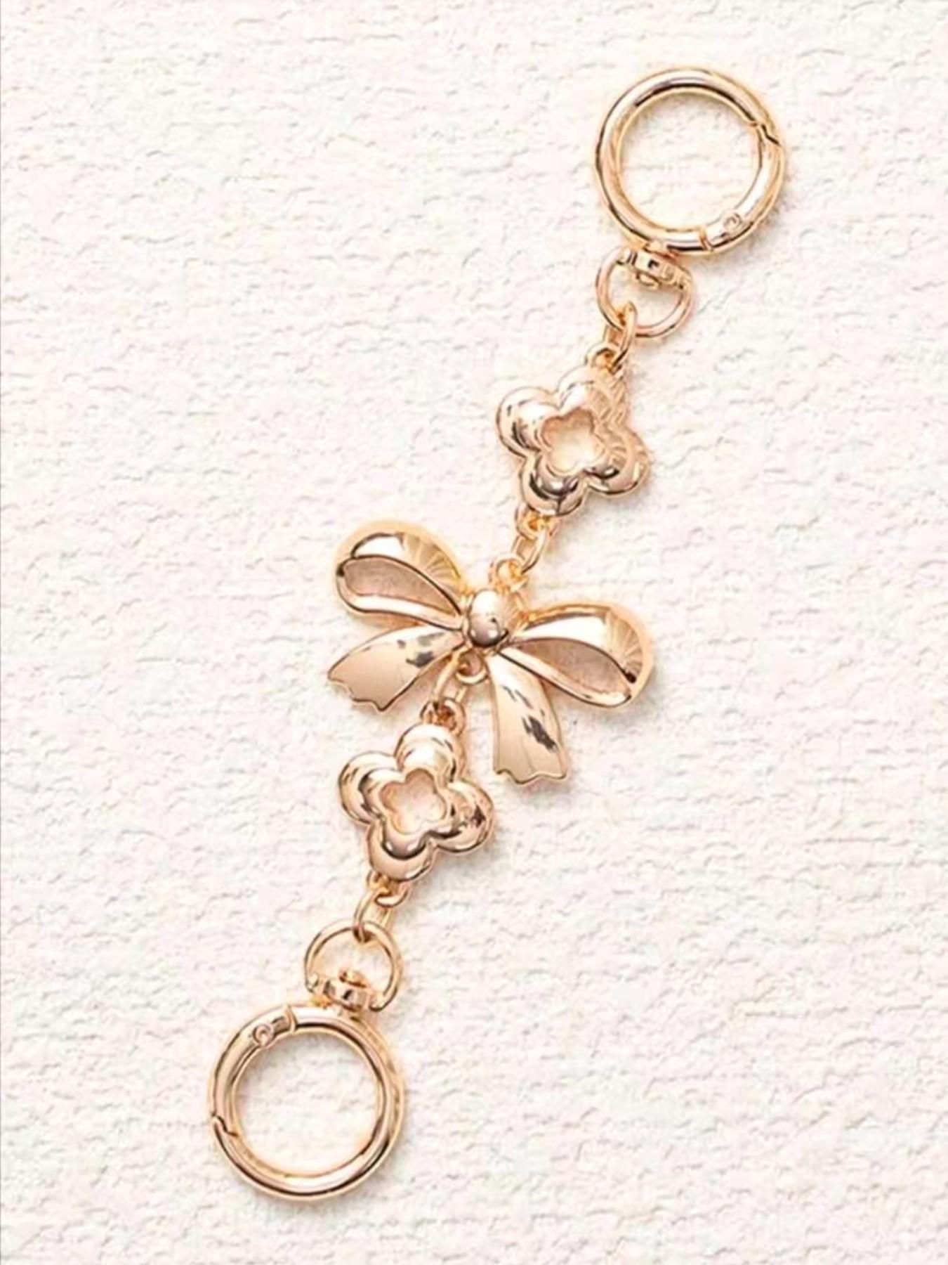 Heart & Moon Design Purse Chain Extender, Novelty Bag Extender Chain, Purse Strap Extenders for Women & Girls, Bag Charm Accessories