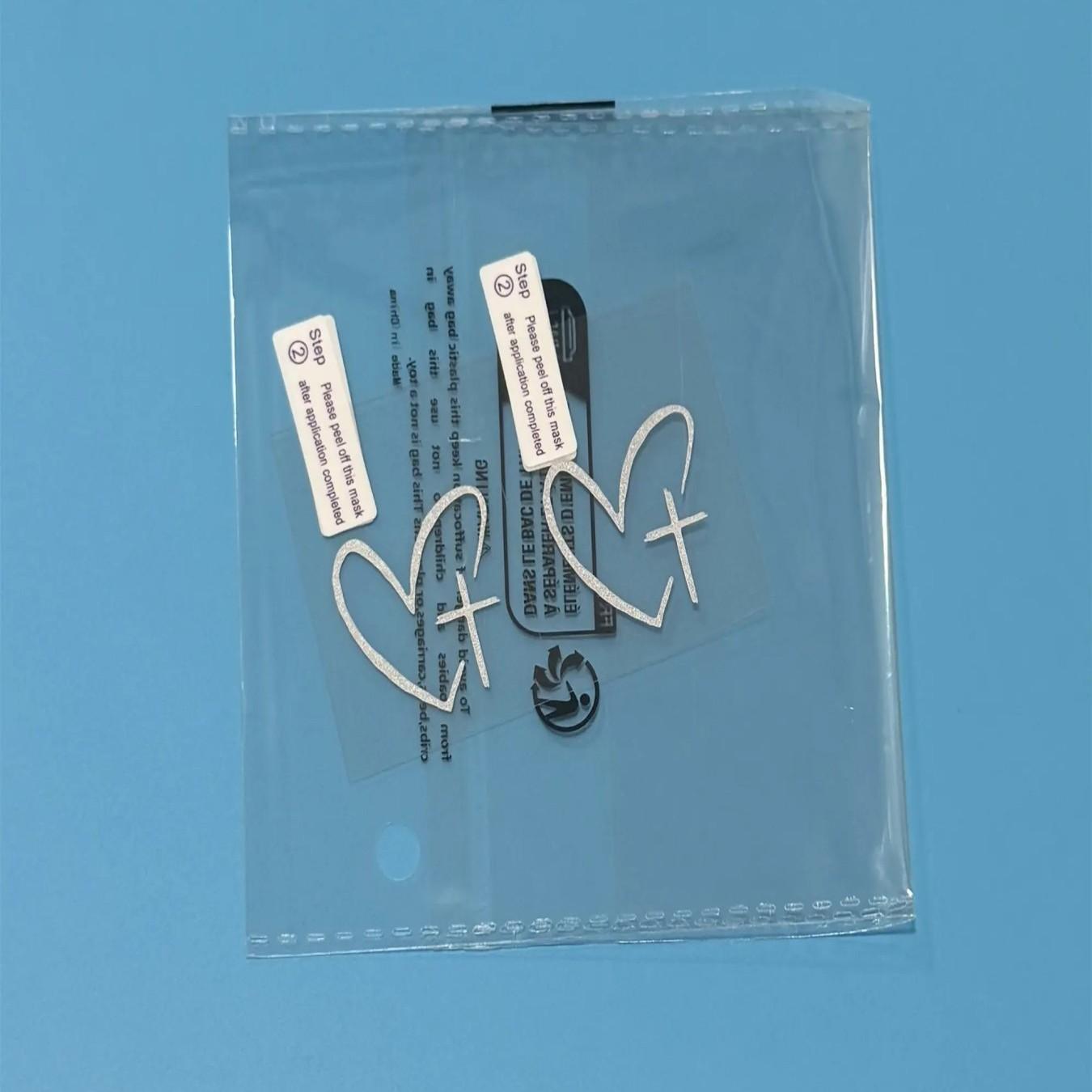 4-Piece Heart and Cross Car Rear View Mirror Stickers, Vinyl Cut Decals, Universal Car Exterior Accessories, Automotive Decorations