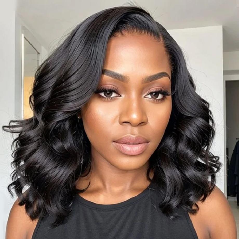 Bling Hair 6x4 7x5 9x6 Glueless LayCut Wig Lace Closure Human Hair Wigs Body Wave Wig 150% Density Pre Cut Ready Go Wigs SpringStatements