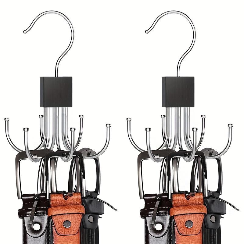 multi-functional rotating 6 hook hangers: coats, hats, scarves, wardrobe storage and finishing - door hooks - bag storage hooks - polished wooden surfaces, multi-purpose hooks