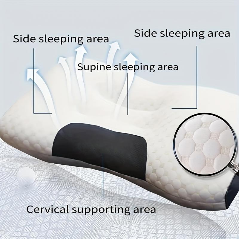 This product boasts a 4D ergonomic design with specific areas tailored for back and side sleepers, Comfortable Pillow Designed for Neck Support, Featuring a Zoned Contour for Side And Back Sleepers, with a Cooling Cover That Is Breathable And Washable. This product boasts a 4D ergonomic design with specific areas tailored for back and side sleepers, Comfortable Pillow Designed for Neck Support, Featuring a Zoned Contour for Side And Back Sleepers, with a Cooling Cover That Is Breathable And Washable.