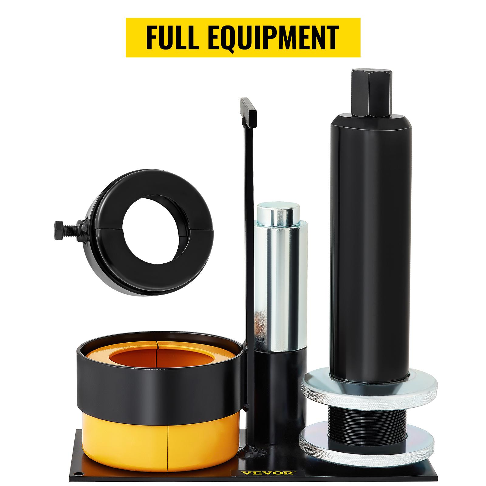 VEVOR Carrier Pinion Bearing Puller, Compatible with Dana 30, 40, 60, 70, Ford 9 Bearings, Pinion Puller Tool with 2 Clamshells, 45# Steel Clamshell Carrier Bearing Puller for Auto Repair