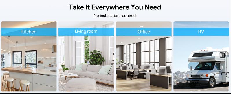 Thereye Countertop Water Filter Reverse Osmosis System, 7 Stage Purification, Instant Heating Portable RO Filtration, BPA Free Water Purifier 2:1 Pure to Drain for Home RV (No Installation Needed) Thereye Countertop Water Filter Reverse Osmosis System, 7 Stage Purification, Instant Heating Portable RO Filtration, BPA Free Water Purifier 2:1 Pure to Drain for Home RV (No Installation Needed)