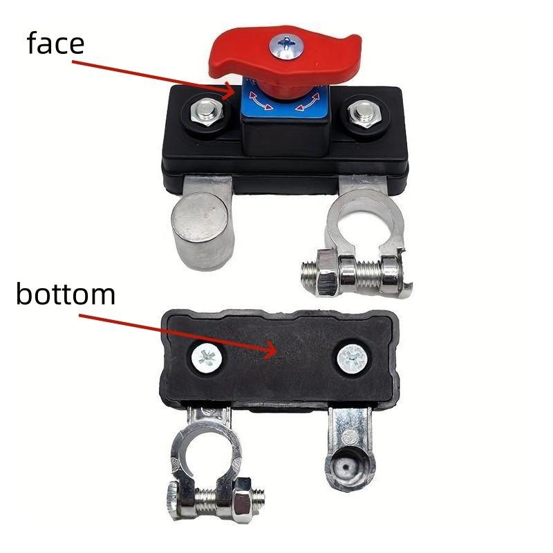 1pc Battery Main Disconnect Switch, Pure Aluminum Negative Disconnect, 12-24v Advanced Disconnect for Efficient Battery Management