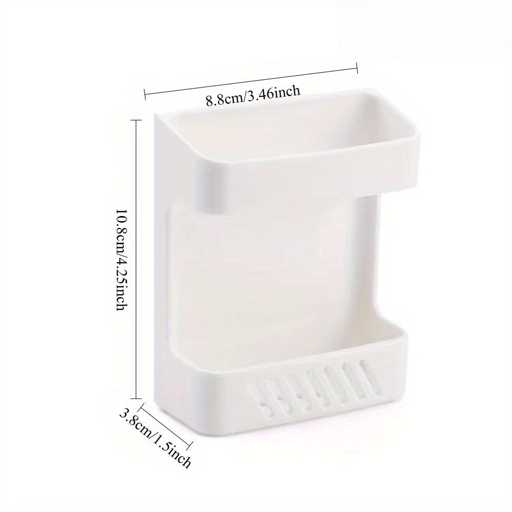 No-Drill Wall Mount Organizer, Multi-Function Phone Holder, AC Remote Shelf, Detachable & Non-Slip Design, Wall Safe for Home Office Use, Anti-Dust Drop-Proof Storage Solution