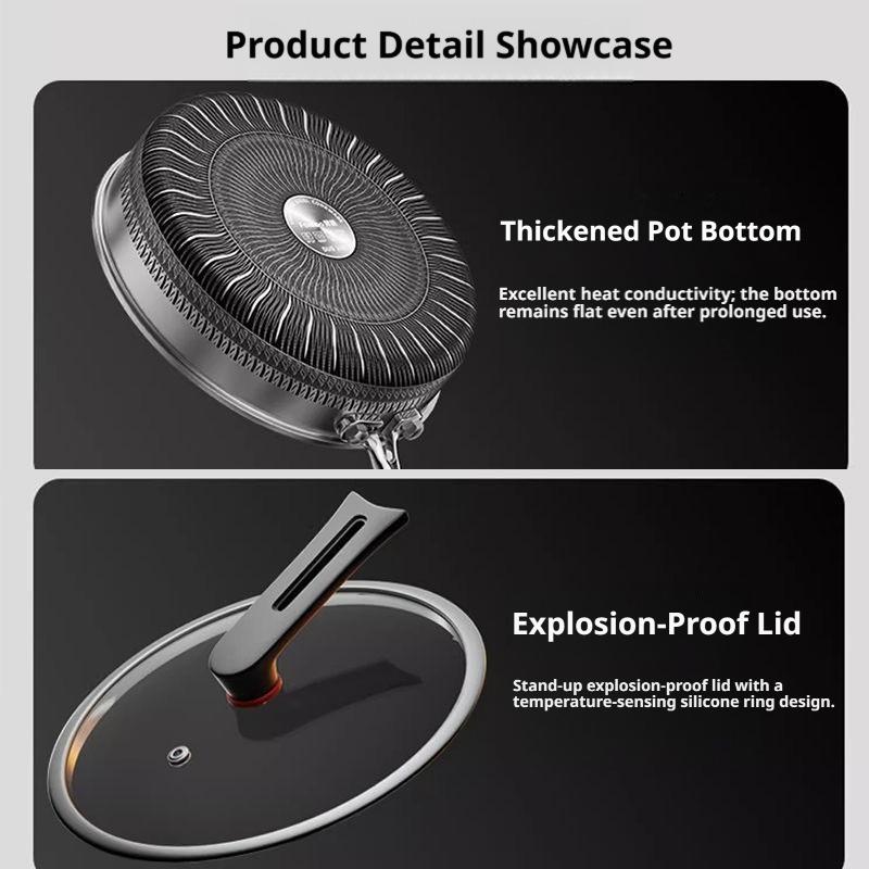 Full Honeycomb Mesh Stainless Steel Non-Stick Frying Pan Multi-Use Integrated Skillet Nonstick Coating Pan Durable Induction Cookware Wholesale Direct Factory Supply For Home Kitchen Cooking Steak Egg Pancake