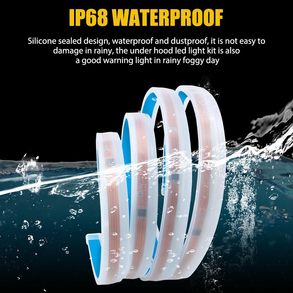 Dynamic Scan Start Up Hoodbeam Kit, Flexible Car Hood LED Meteor Strip Lights Dynamic Scan Start Up Hoodbeam Kit, Flexible Car Hood LED Meteor Strip Lights