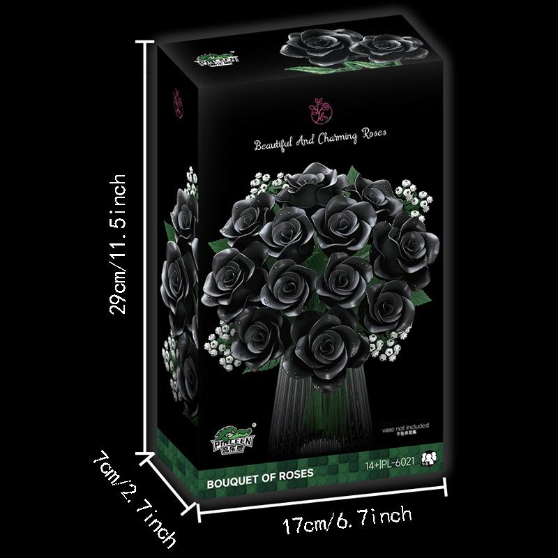 New Creative Flower Bouquet Building Block Set, Fun Assembly Toy, Ideal Gift for Kids & Adults, DIY Educational Construction Toy, Holiday Gift