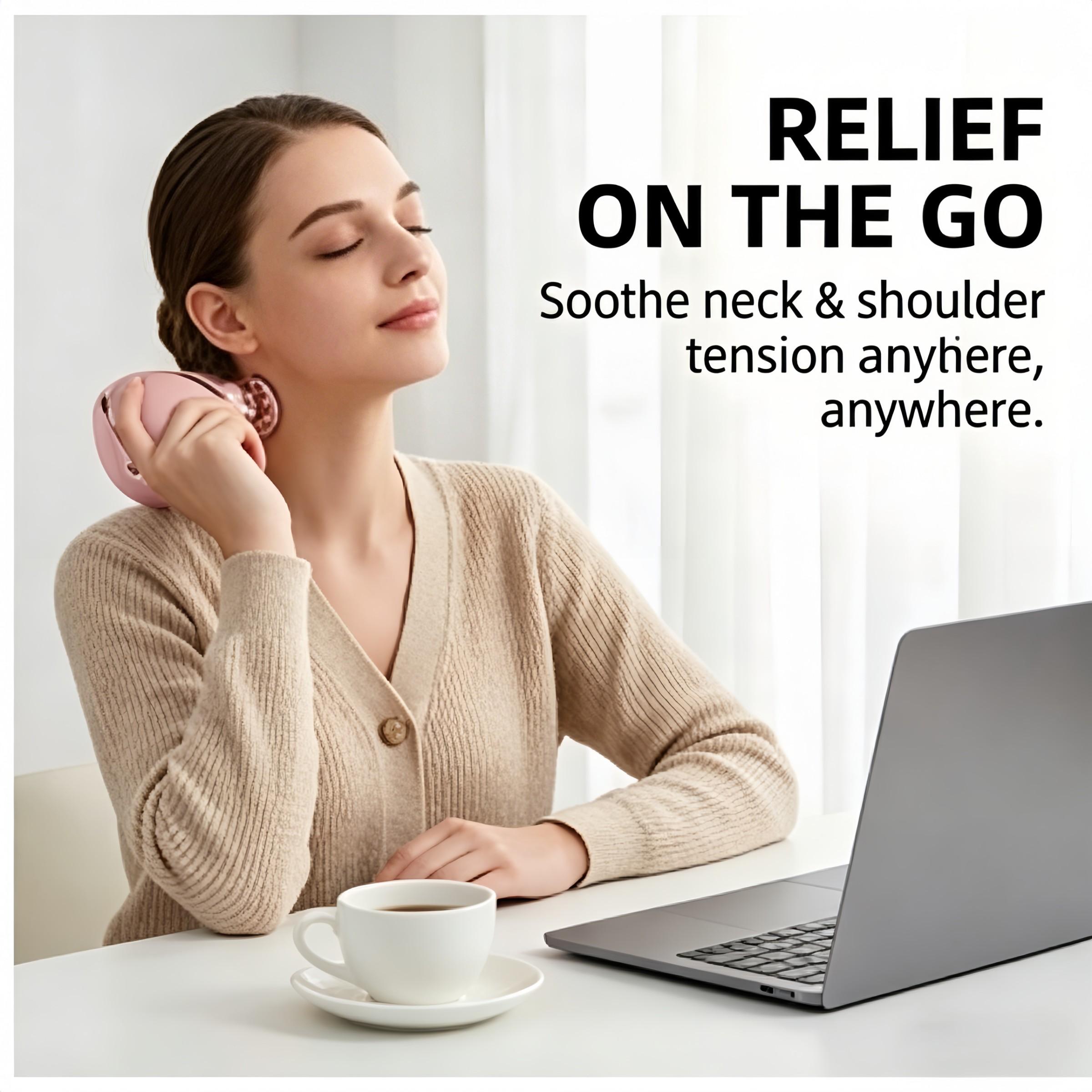 Portable Mini Fascia Gun, Adjustable Intensity, Relieves Fatigue, Massage Tool, Ideal for Muscle Recovery, Compact Design