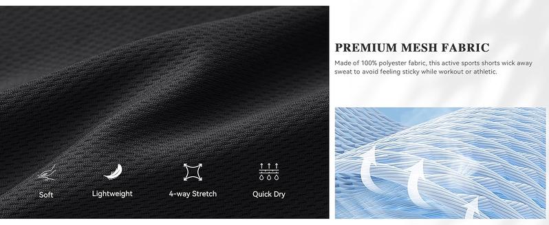 G Gradual Men's Athletic Shorts with Pockets 11" Long Basketball Shorts Lightweight Quick Dry Drawstring Elastic Waistband Training Gym Workout Shorts