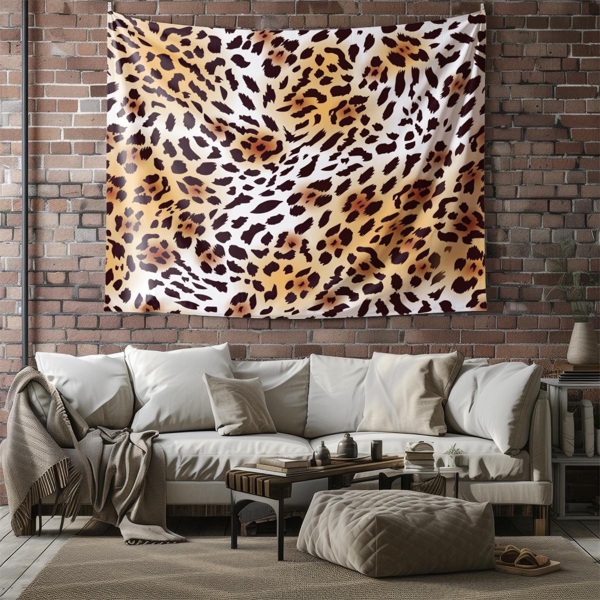 Leopard Print Tapestry, Multiple Styles, Soft Lightweight Durable, Wall Hanging Decor for Bedroom Living Room, Suitable for All People, Ideal Gift Choice
