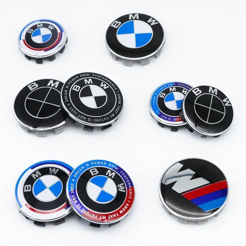 4Pcs/Set 56MM/68MM Car Styling Wheel Center Cap Hub Covers Badge Accessories For BMW M X5E70 E30 X3G01 F40 X3F25  X5F25 F36 E85